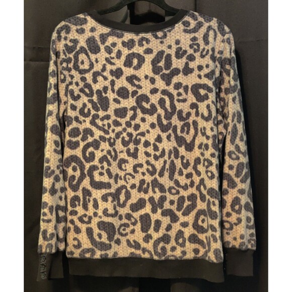 Simply Vera Wang Womens Long‎ Sleeve Pullover Leopard Print Sweater Size XL - Picture 3 of 11